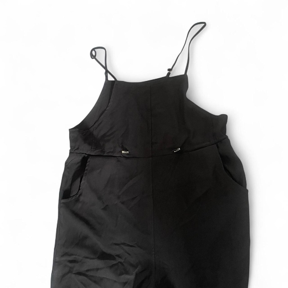 Black Sleeveless Hiking Jumpsuit